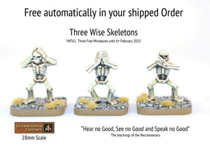 VNT62 Three Wise Skeletons (Value Pack) (Save 20%)