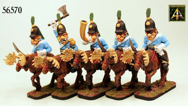 56570 Trolka Moose Cavalry in Resin | Alternative Armies