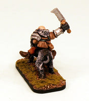 PTD OH26-01: Orc Officer rider with Serrated Hatchet mounted on a Boar