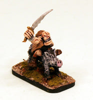 PTD OH26-03: Orc rider with Sword mounted on a Boar