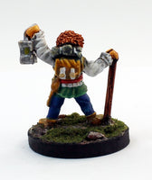 PTDFL13-05: Female Halfling with lantern.