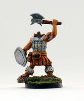 PTD OH16-03: Dogman in armour with Axe and Shield